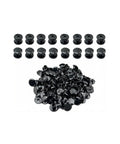 Tough As Nails Black Chicago Screws For Leather Gear 200 Pcs 5Mm Phillips Rivet Kit, 200 black metal fasteners for crafting.