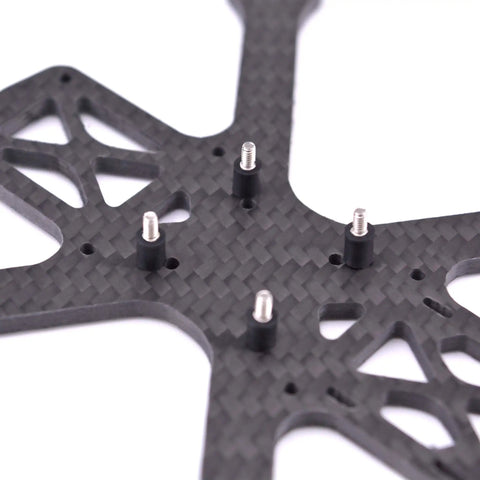 M2 Anti Vibration Fixed Screws And Rubber Standoffs For FPV Drones F3 F4 Mini Flight Controllers Soft Mount installed on frame