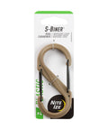 Dual S Shaped Carabiner Clip Size 4 For Keys And Gear, Two Gates For Double Clip, Glass Filled Nylon with Stainless Steel