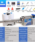Portable 15L Thermal Fogging Machine With Pulse Jet Power displayed with accessories and detailed specifications.
