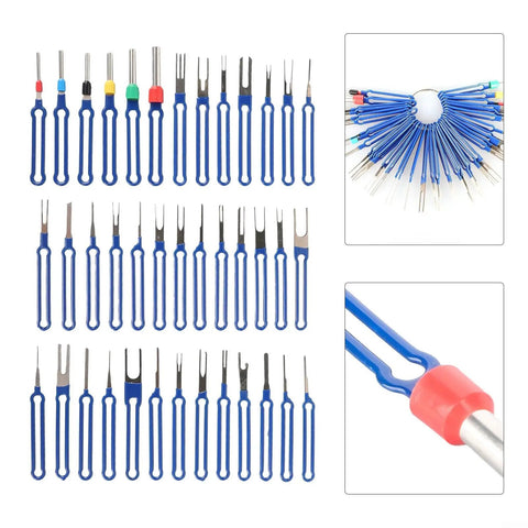 36 Piece Terminal Removal Tool Kit For Automotive And Household Electronics, Wire Pin Extractors in steel and plastic