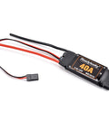 2-4S 40A Brushless ESC With 5V 3A BEC For F450 S500 ZD550 RC Helicopter Quad Copter 4 Pack showing wires and label