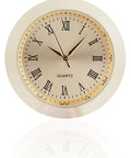 37mm Mini Clock Insert With Roman Dial, Quartz Movement, Fits 1 3/8 Inch Hole, Button Battery Powered, The Ultimate DIY