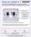 Wiring guide for No Fuss Non Programmable Thermostat For Home 1 Heat 1 Cool Single Stage System With Humidity Display