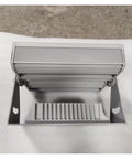 144W Outdoor LED Flood Light Weatherproof Housing And Adjustable Spot Angle For Stadiums showing the top view of a silver flood lamp.