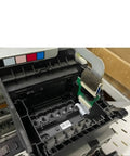 Inside view of the Straight Up Printer Head Adapter Board And Riser Card Breakout Motherboard for DTF DTG UV Printing Setup.