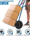 Flat Free Wheelbarrow Tires And Wheels 14.5 Inch Universal Fit Solid Tires For 5/8 Inch Or 3/4 Inch Bearings used on hand truck carrying boxes