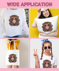 Monkey DTF Transfers For T Shirts Ready To Press Heat Transfer Stickers 7x7 Inches on clothing and accessories