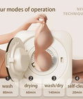 Ditch The Laundromat Compact 2 In 1 Washer And Dryer With Lcd Display, showing four operation modes for laundry.
