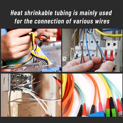 Dope 127 Pc Black Heat Shrink Tube Kit Perfect For Wiring Repairs Soldering Automotive Electrical Tubing Insulation Sleeving Assortment Bundle Keeps Wires Safe From Shorts And Leaks Fast Shrink Strong Hold Ideal For DIY Car Mods Home Projects And Pro