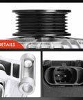 Close-up of 6-groove pulley and mounting details for Beefed Up 12V 125A Alternator For Chevy Colorado 2007 To 2012 GMC Canyon Hummer H3.