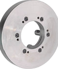 9 13 Sixteenths Inch D1-6 Camlock Lathe Chuck Backing Plate Semi Finished Mounting Plate For Flat Back Chucks With Custom Boss
