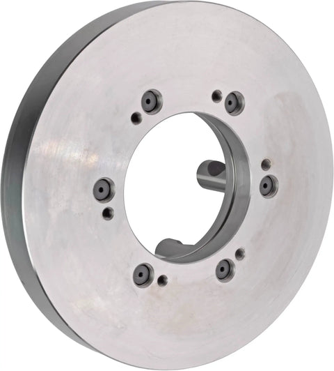 9 13 Sixteenths Inch D1-6 Camlock Lathe Chuck Backing Plate Semi Finished Mounting Plate For Flat Back Chucks With Custom Boss