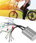 Rugged Rock Solid 1500W Brushless Motor Controller For 48V Or 60V E Bikes And Electric Trikes with wiring harness on white background.