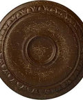 Caputo Ceiling Medallion Twenty Four And One Quarter Inch Outside Diameter And One And One Half Inch Projection Root Beer Crackle Finish