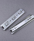 Heavy Duty Telescopic Drawer Slides 8 Inch Cabinet Rails Deliver A Silky Smooth Glide With Rock Solid Steel Ball Bearings Built Tough For Kitchen Organization And Home Makeovers Pack Of Two on a gray surface.