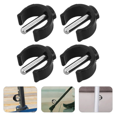 Four Eight Pieces C Shaped Locking Clips for Walking Aid Accessories on 22mm Round Pipe Use