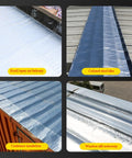 Heavy Duty Self Adhesive Bitumen Roof Repair Tape Waterproof Underlayment Roll used on various outdoor surfaces for sealing.