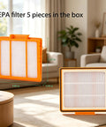 Replacement Parts Kit For AI Vacuum Cleaners Including Main Roller Brush, Filters, Foam And Primary Filter, Sweep Side Brushes