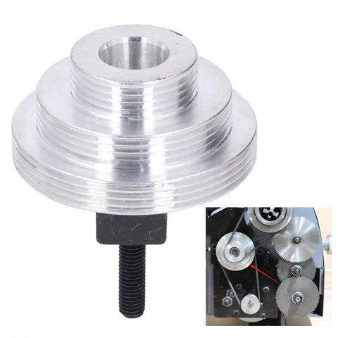 Mini Lathe Belt Transition Pulley with Spindle for MX 210 WM 210 durable aluminum construction replacement part