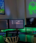 Green Alien LED Neon Sign Wall Decor For Bar Pub Man Cave Game Room Hip Hop Party And Bedroom Aesthetic in gaming setup