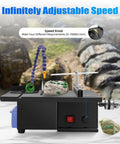 Gem Faceting Machine And Rock Polisher With Flexible Shaft For Lapidary Work Stone Cutting Jewelry Making DIY