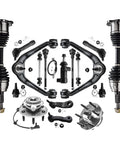 All In One 4x4 Front End Suspension Kit For Chevy GMC Silverado Sierra Suburban 1500 Yukon Tahoe Escalade 2002 Through 2006