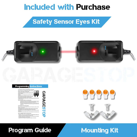 Universal 41A5034 Garage Door Safety Sensor Replacement Kit Eyes Only For Openers After 1997 Easy Install Beams Must Have For Keeping Doors Safe And Reliable