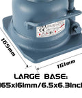 Low Pro 10 Ton Double Ram Bottle Jack For Low Clearance Lifts From Four And Seven Eighths Inches To Eight And Seven Eighths Inches base size