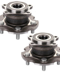 Two Rear Wheel Hub And Bearing Assemblies For AWD Crossover And SUV Fits Lexus NX200t 2015-2017 NX300 2018-2021 NX300h 2015-2021 And Toyota RAV4 2006-2018 Reliable Wheel Bearing Replacement Set For All Wheel Drive Models close-up view
