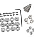 Top Mounted Bearing Guide Kit For Router Bits With Replacement Bearings Screws And Wrench Woodworking Accessory Parts