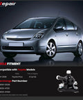 Premium Direct Fit Electric Inverter Cooler Water Pump Assembly That Slaps For 2004 Through 2009 Toyota Prius Hybrid 1 5 Liter on display with vehicle compatibility.