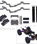 Carbon Fiber LCG Chassis Frame Rail Kit For 1/24 RC Crawler Adds Low Center Of Gravity Handling Multiple Shock Mounts