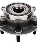 Front view of Front Left Or Right Wheel Hub Bearing Assembly For CX-5 2013-2018 And Mazda6 2014-2016 2.0L/2.5L L4 Engines Drop-In Direct Fit Replacement Bolt Right Up Durable Hub Bearing Easy Install.