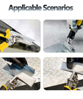3 Inch Hand Seamer For Sheet Metal Heavy Duty Bender And Flattener Pliers With Curved Jaws in metalworking scenarios