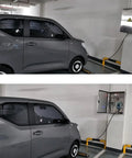 Heavy Duty Wall Mount EV Charger Enclosure Built Tough As Nails For All Season Exterior Use Featuring Rust Proof Steel Shell And Digital Combo Lock For Rock Solid Outdoor Security with electric vehicle charging.