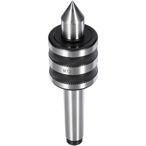 MT2 Live Center For Lathe And CNC Milling, Precision Rotary Live Center with 2MT Shank, 60 Degree Point, 5000 RPM, 600 LB Max Load