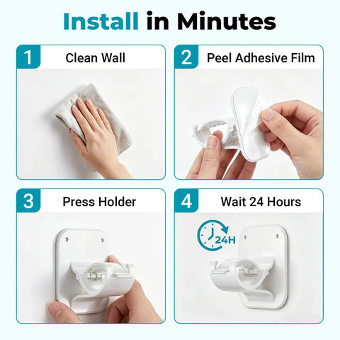 Renters Are Gonna Swear By These No Drill Curtain Rod Brackets Holding Twenty Pounds Without Messing Up Drywall Slick Adhesive Holders Fit Rods From 0.6 To 1.5 Inches Keeping Apartment Walls Straight Pristine For Modern Homes