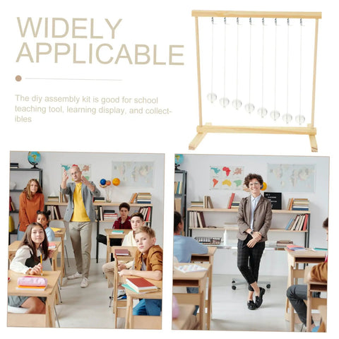 Conservation Of Energy Model Kit For Hands On Pendulum Science Project DIY Snake Shape Prop in classroom setting with students.