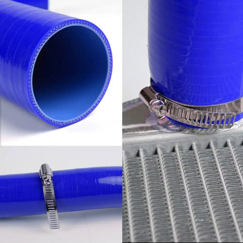 Silicone Radiator Hose for 1989 to 2000 Nissan 300ZX Z32 VG30DET Black with 3 Ply Nylon Reinforcement 4.5mm Thick and 245 PSI Burst Rating Built to Withstand High Temperature and Pressure close-up