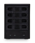 Built Tough 4 Bay 3.5 Inch Sata Iii Hdd Enclosure With Usb 3.0 And Esata Ports For Plug And Go Desktop Storage Non Raid External Drive Box showing front view with cooling vents.