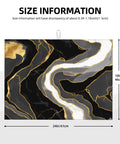 Large Marble Grain Dish Drying Mat For Kitchen Counter Absorbent Microfiber Drainer Pad 18 By 24 Inches with size dimensions