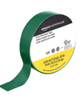Green Vinyl Electrical Tape Three Quarters Inch By Sixty Feet 0.007 Inch Thick Ten Pack For Wire Repairs And Cable Bundling
