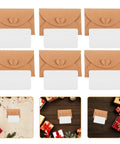 60 Pack Kraft Holiday Greeting Cards With V Flap Envelopes, Thanksgiving And Christmas Note Cards, Thick Sturdy Paper, Mailer Sleeves