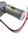 Photocell Light Sensor With Swivel Mount Dusk To Dawn Hardwired Switch For Outdoor Lighting, compatible with multiple bulb types