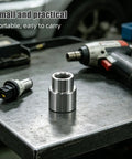 Tall Truck Lift Extension Adapter With 1.38 Inch Lift Heightening Leg and 1.54 Inch Hole Jack Riser, steel, on table