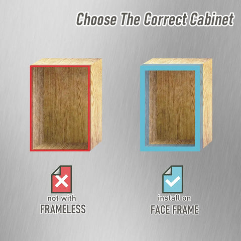 Slam Free Soft Close Cabinet Hinges Pair 1-1/2 Inch Overlay Face Frame Concealed Door Hinges With Integrated Damper comparison of cabinet types