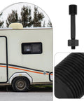 Hydraulic Hole Punch Kit With Locking Rod Cap For Metal Sheets And Electrical Conduit Cutter Set shown near a camper.