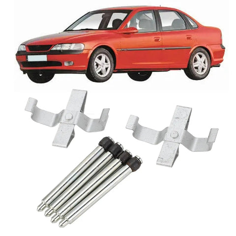 Droffify Rear Brake Pad Retaining Clips Replacement Kit for Vectra 1995-2003 Oem Metal Disc Caliper Repair Hardware Install Set, steel clips and pins
