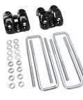 Rear Axle U Bolts And Plates Kit For Blazer 1992 To 2000 Heavy Duty Suspension Replacement With 8.75 Inch Metal U Bolts Leaf Spring Plates, hardware set